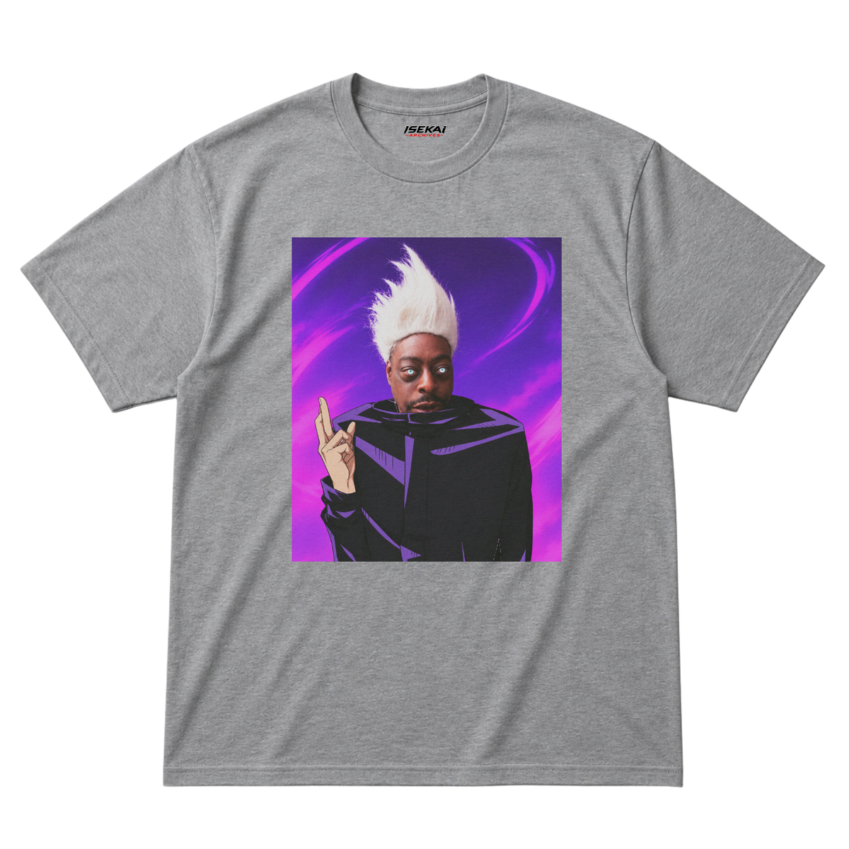 Gojo Satoru meme JJK anime shirt – full colour print on heavyweight cotton