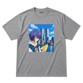 Rei Ayanami paper airplane NGE anime shirt – full colour print on heavyweight cotton